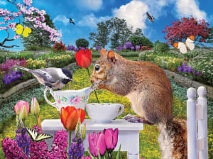 Spring Tea Flower & Garden By SunsOut