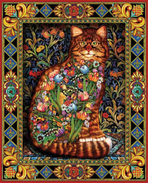 Tapestry Cats Flower & Garden By White Mountain