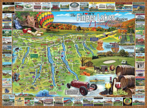 Finger Lakes, NY Maps & Geography By White Mountain