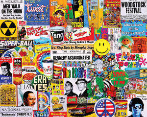 Life in the 60's Nostalgic & Retro By White Mountain