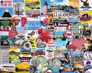 I Love Maine Collage By White Mountain