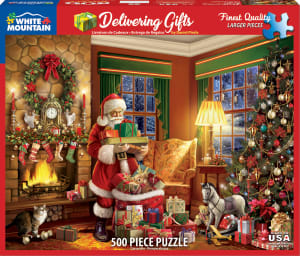 Delivering Gifts Christmas By White Mountain