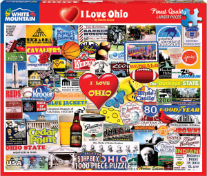 I Love Ohio Collage By White Mountain
