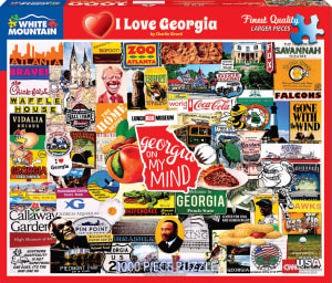 I Love Georgia Collage By White Mountain