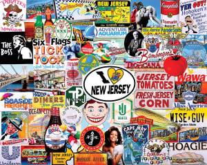 I Love New Jersey Collage By White Mountain