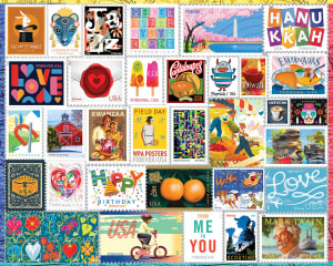 Forever Stamps Collage By White Mountain
