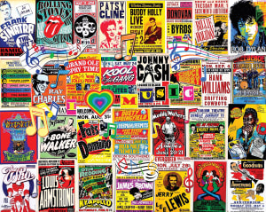 I Love Music Nostalgic & Retro By White Mountain