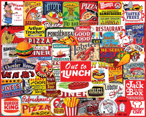 Out To Lunch Collage By White Mountain