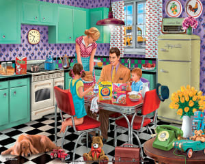 Breakfast Table Nostalgic & Retro By White Mountain