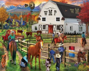 Dude Ranch Countryside By White Mountain