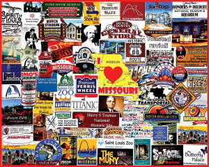 I Love Missouri Collage By White Mountain