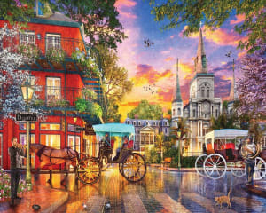 Sunset in New Orleans United States By White Mountain