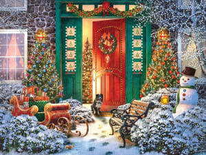 Christmas Door Christmas By White Mountain