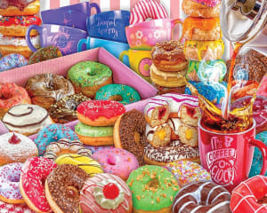 Donut & Coffee Dessert & Sweets By White Mountain