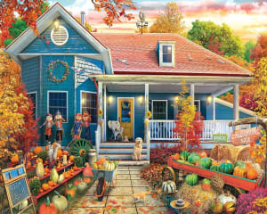 Autumn House Fall By White Mountain