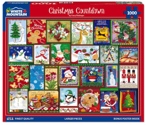 Christmas Countdown Collage By White Mountain