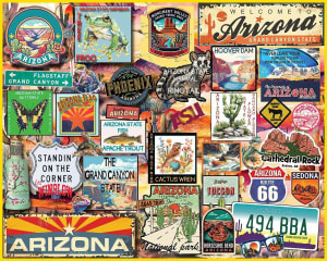 I Love Arizona Collage By White Mountain