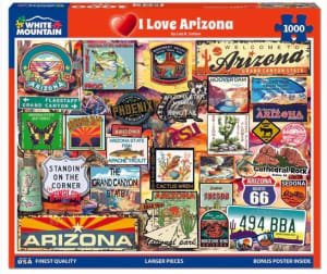 I Love Arizona Collage By White Mountain