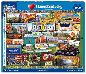 I Love Kentucky Collage By White Mountain