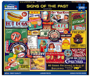 Signs of the Past Collage By White Mountain