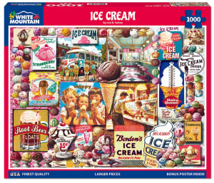 Ice Cream Collage By White Mountain