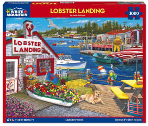 Lobster Landing Beach & Ocean By White Mountain