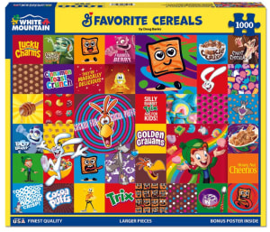 Favorite Cereals Collage By White Mountain