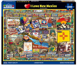I Love New Mexico Collage By White Mountain