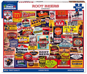 Root Beers Collage By White Mountain
