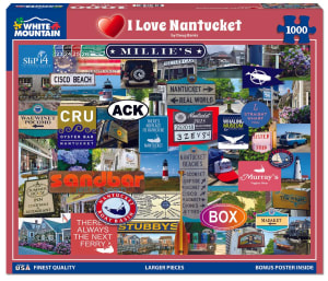 I Love Nantucket Collage By White Mountain
