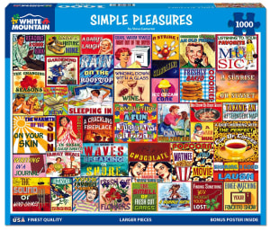 Simple Pleasures Collage By White Mountain