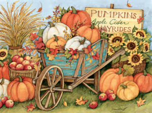 Harvest Wheelbarrow Americana By Lang