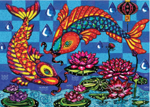 Sumi & Shiro Fish By Jacarou Puzzles