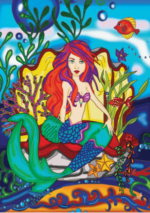 Lady of the Ocean Mermaid By Jacarou Puzzles