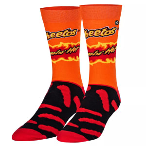 Flamin Hot Cheetos - Mens  Crew Straight - Odd Sox By Odd Socks