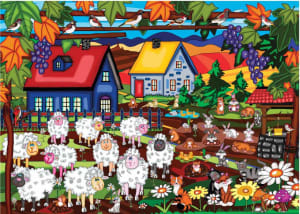 10 Sheep and More Farm Animal By Jacarou Puzzles