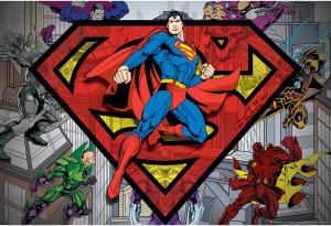 Superman & Villains Superheroes By Paper House Productions