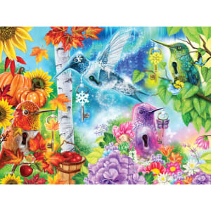 Sheena Pike - Changing Seasons Hummingbirds Forest By Karmin International