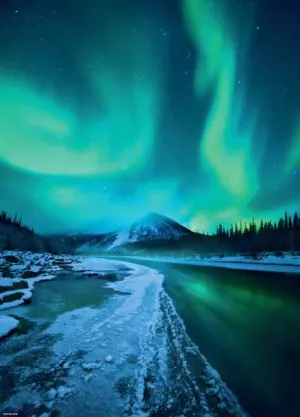 Northern Lights Nature By Heye