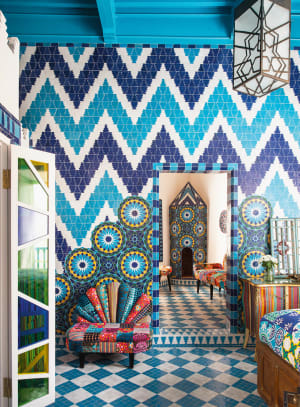BLANC: Moroccan Tiles Around the House By Buffalo Games
