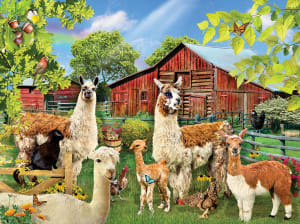 Six Llamas Farm Animal By SunsOut