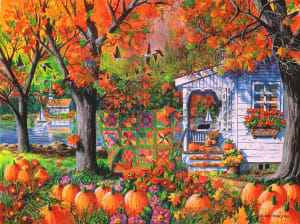 Autumn Patchwork Halloween By SunsOut