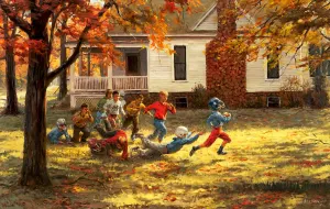 Fall Football Around the House By SunsOut