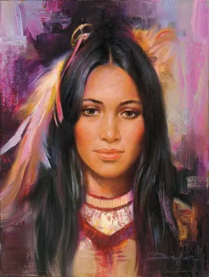 Lavender Maiden Native American By SunsOut