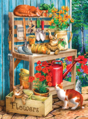 Potting Table Flower & Garden By SunsOut