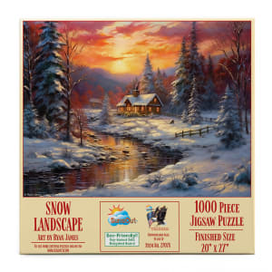 Snow Landscape Cabin & Cottage By SunsOut