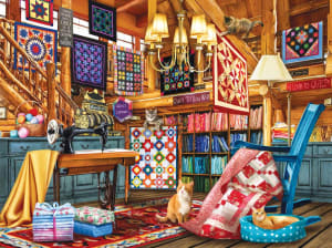 The Quilt Lodge Cats By SunsOut