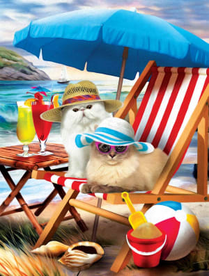 Beach Cats Beach & Ocean By SunsOut
