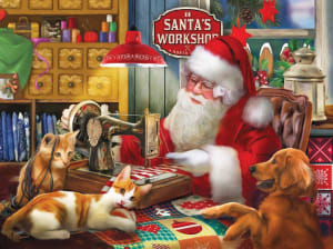 Santa's Quilting Workshop Christmas By SunsOut