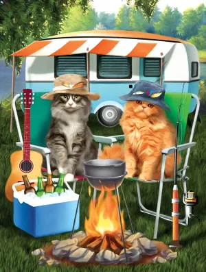 Camping Buddies Cats By SunsOut
